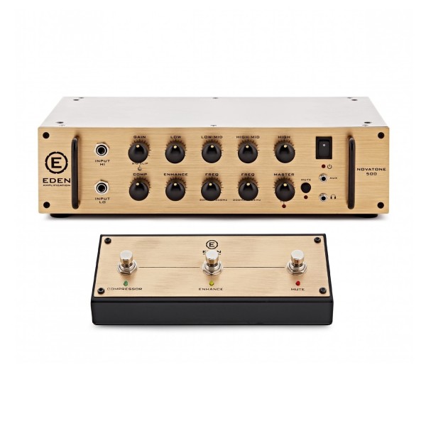 Eden NovaTone 500 Bass Amplifier Head with Footswitch