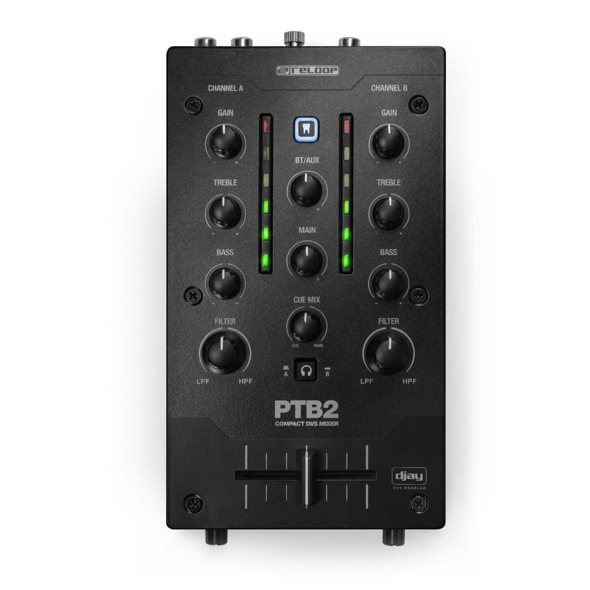 Click to view product details and reviews for Reloop Ptb 2 2 Channel Dj Mixer With Bluetooth.