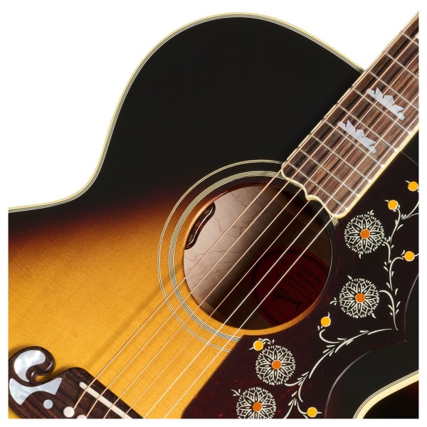 Gibson SJ-200 60s Original, Vintage Sunburst - soundhole