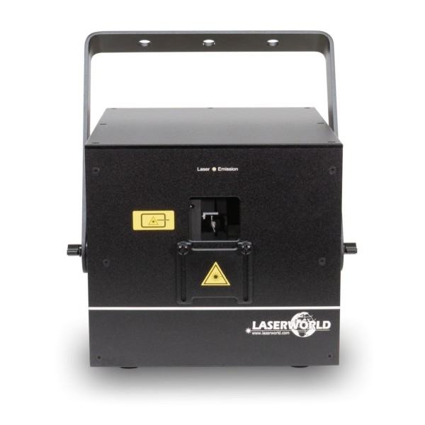 Laserworld CUBE 7 RGB Battery Powered Laser System with App Control - Front
