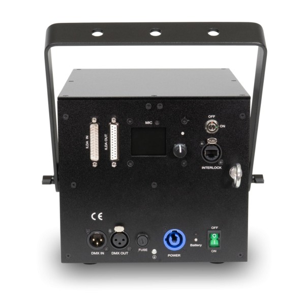 Laserworld CUBE 7 RGB Battery Powered Laser System with App Control - Rear