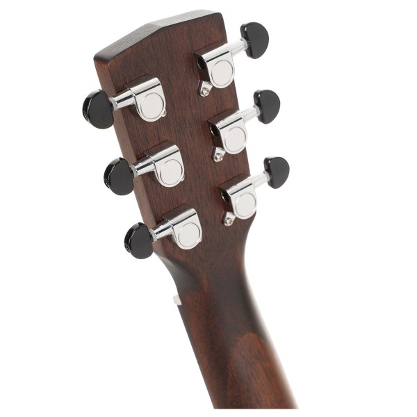 Cort Earth GO Mini Dreadnought, Open Pore - HEADSTOCK REAR