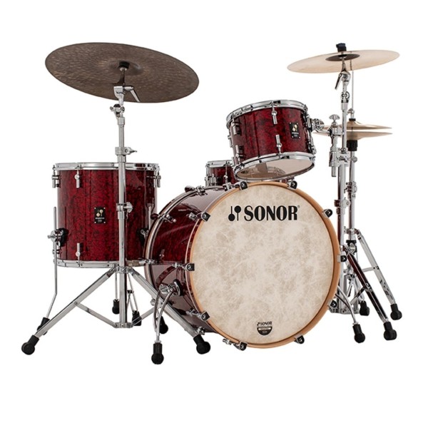 Sonor Momentum 22" 4pc Maple Shell Pack, Red Pearl