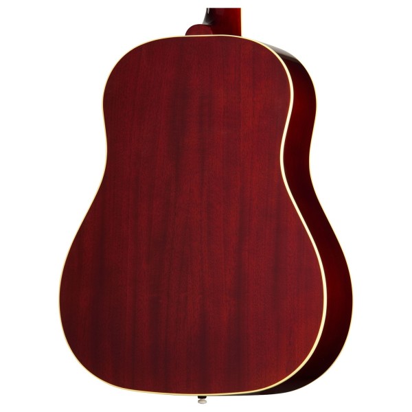 Gibson J-160E Original, Vintage Sunburst - back of body