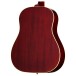 Gibson J-160E Original, Vintage Sunburst - back of body