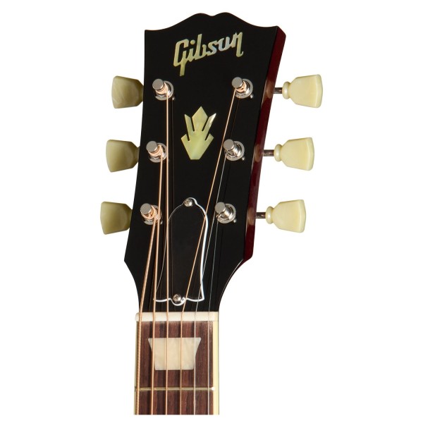 Gibson J-160E Original, Vintage Sunburst - headstock