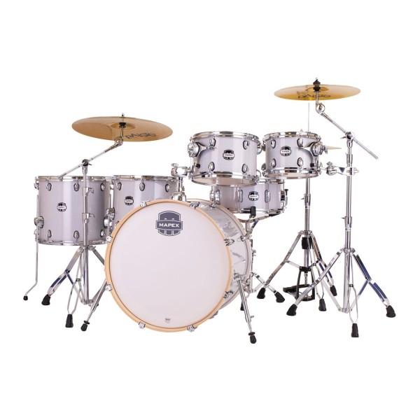 Mapex Mars Birch 22'' 6pc Crossover Shell Pack, Diamond Sparkle