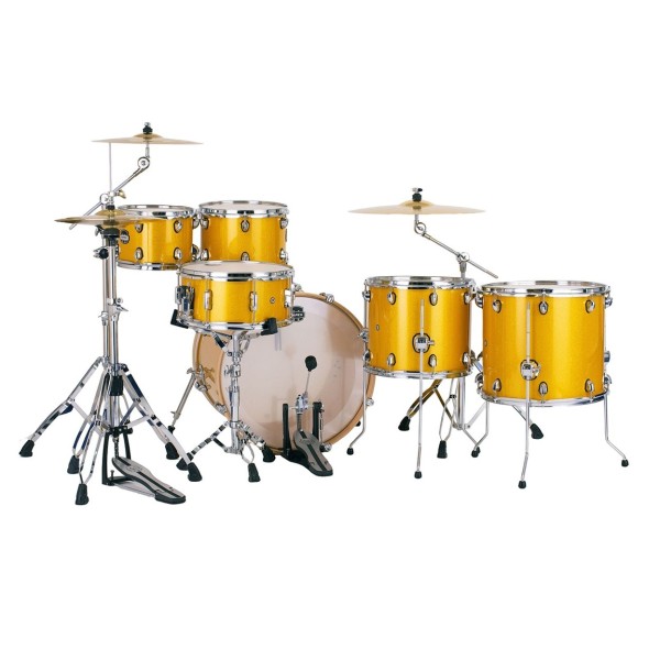 Mapex Mars Birch 22'' 6pc Crossover Shell Pack, Sunflower Sparkle