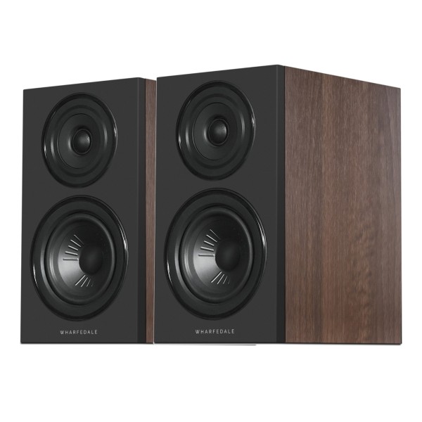 Wharfedale Diamond 12.1i Bookshelf Speakers (Pair), Walnut - 
