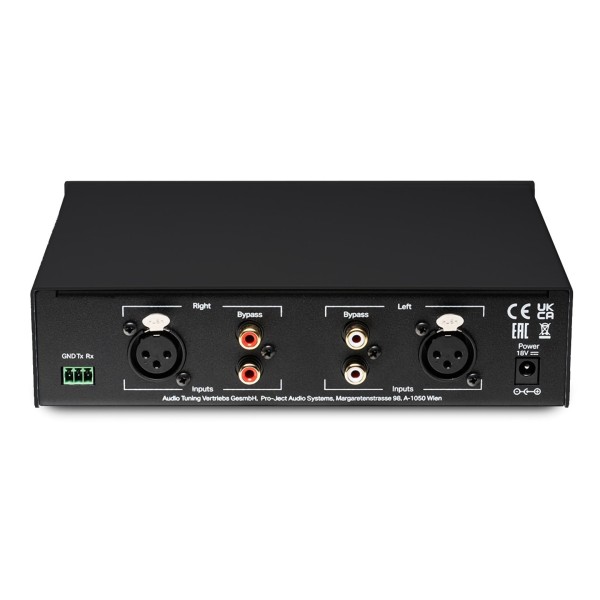 Pro-Ject Head Box S3 B Headphone Amplifier, Black rear 