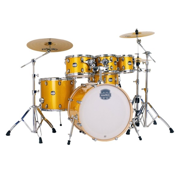 Mapex Mars Birch 22'' 6pc Shell Pack, Sunflower Sparkle