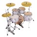 Mapex Mars Birch 20'' 5pc Fusion Drum Kit w/Cymbals, Diamond Sparkle