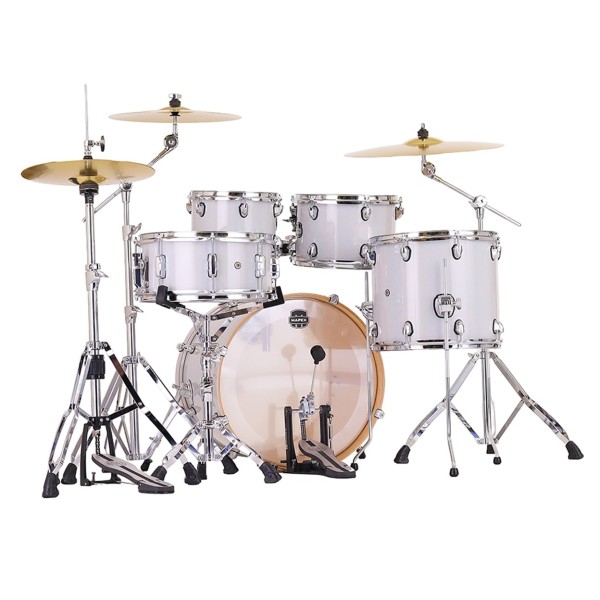 Mapex Mars Birch 20'' 5pc Fusion Drum Kit w/Cymbals, Diamond Sparkle