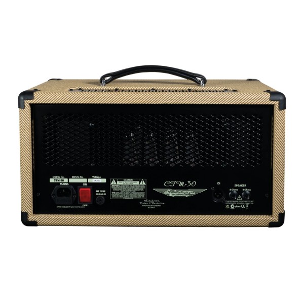 CTM-300 Bass Head, Tweed - Rear