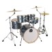 Mapex Mars Birch 20'' 5pc Fusion Drum Kit w/Cymbals, Twilight Sparkle