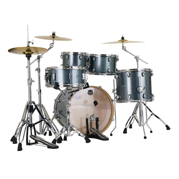 Mapex Mars Birch 20'' 5pc Fusion Drum Kit w/Cymbals, Twilight Sparkle