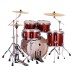 Mapex Mars Birch 20'' 5pc Fusion Drum Kit w/Cymbals, Blood Orange Sparkle