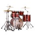 Mapex Mars Birch 20'' 5pc Fusion Drum Kit w/Cymbals, Blood Orange Sparkle