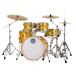 Mapex Mars Birch 20'' 5pc Fusion Drum Kit w/Cymbals, Sunflower Sparkle