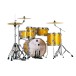 Mapex Mars Birch 20'' 5pc Fusion Drum Kit w/Cymbals, Sunflower Sparkle