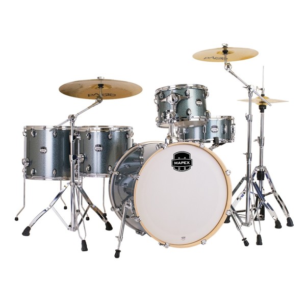 Mapex Mars Birch 22'' 5pc Crossover Drum Kit w/Cymbals, Twilight Sparkle