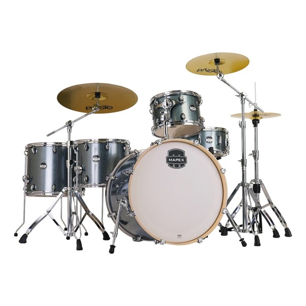 Mapex Mars Birch 22'' 5pc Crossover Drum Kit w/Cymbals, Twilight Sparkle