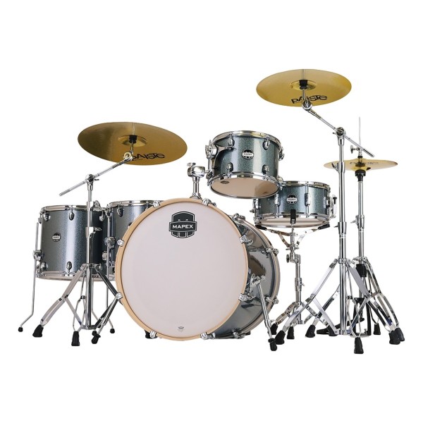 Mapex Mars Birch 22'' 5pc Crossover Drum Kit w/Cymbals, Twilight Sparkle