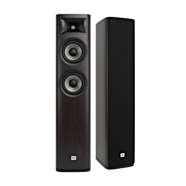 JBL Studio 680 Floorstanding Speaker (Pair), Dark Wood