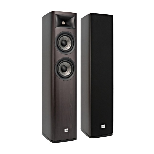 JBL Studio 680 Floorstanding Speaker (Pair), Dark Wood 