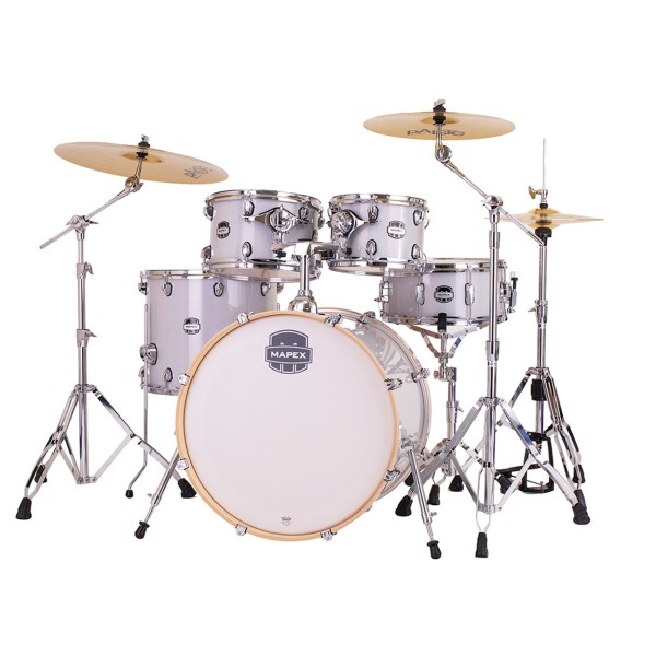 Mapex Mars Birch 22'' 5pc Drum Kit w/Cymbals, Diamond Sparkle