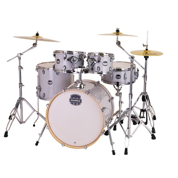 Mapex Mars Birch 22'' 5pc Drum Kit w/Cymbals, Diamond Sparkle