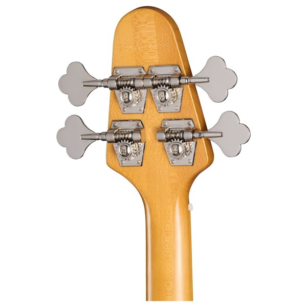Epiphone Grabber Bass Inspired by Gibson, Natural - back of headstock