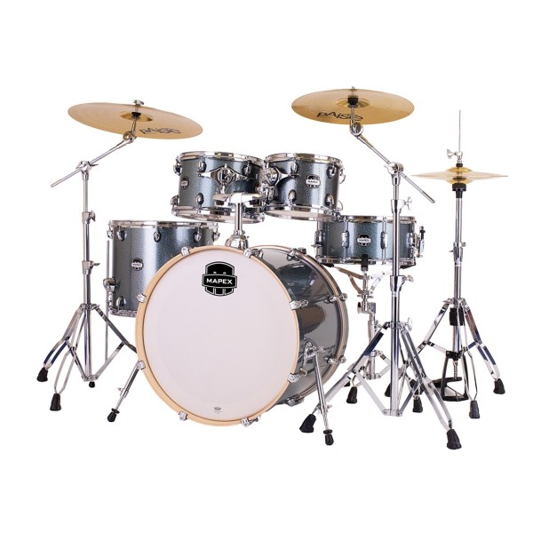 Mapex Mars Birch 22'' 5pc Drum Kit w/Cymbals, Twilight Sparkle