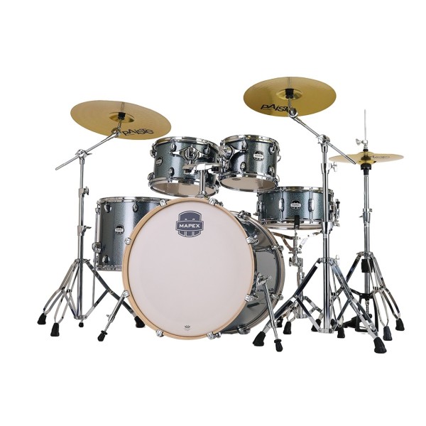 Mapex Mars Birch 22'' 5pc Drum Kit w/Cymbals, Twilight Sparkle