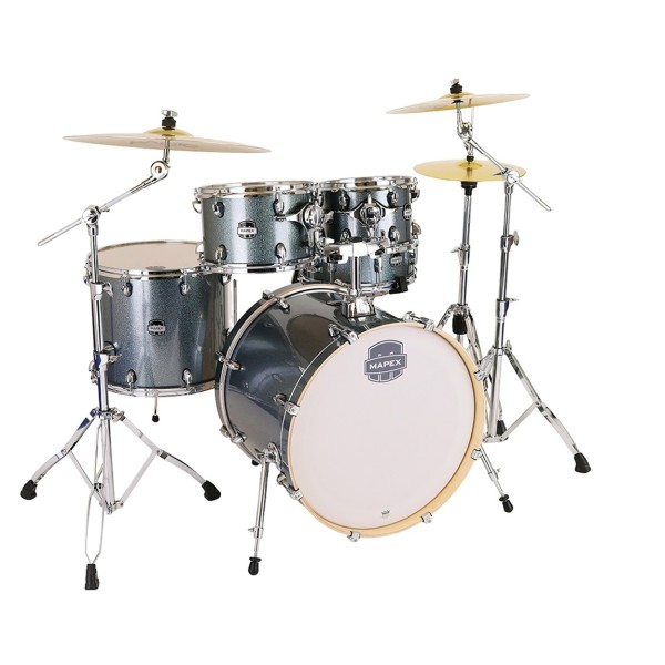 Mapex Mars Birch 22'' 5pc Drum Kit w/Cymbals, Twilight Sparkle
