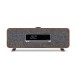 Ruark Audio R3S Compact Music System, Walnut - low angle  