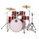 Mapex Mars Birch 22'' 5pc Drum Kit w/Cymbals, Blood Orange Sparkle