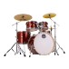 Mapex Mars Birch 22'' 5pc Drum Kit w/Cymbals, Blood Orange Sparkle