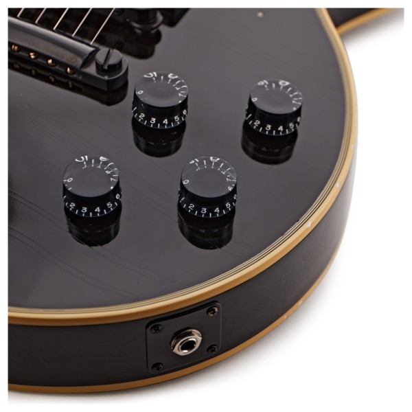 Gibson Custom Limited Edition Murphy Lab Kirk Hammett 1989 Les Paul Custom, Ebony - Ex Demo - controls