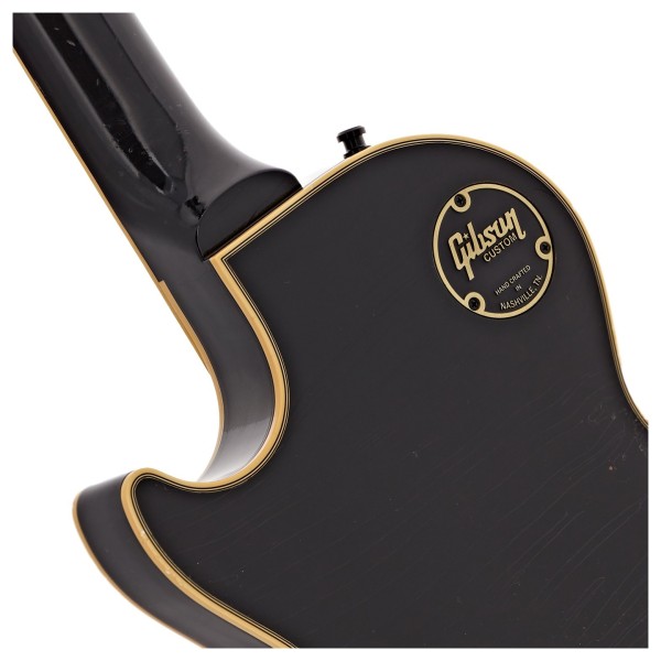 Gibson Custom Limited Edition Murphy Lab Kirk Hammett 1989 Les Paul Custom, Ebony - Ex Demo - neck joint