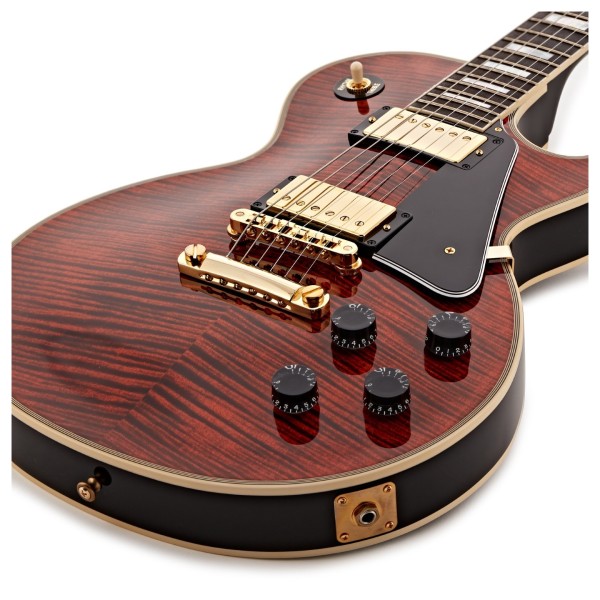 Gibson Custom Made 2 Measure Les Paul Custom Figured, Siberian Tiger - Ex Demo - body