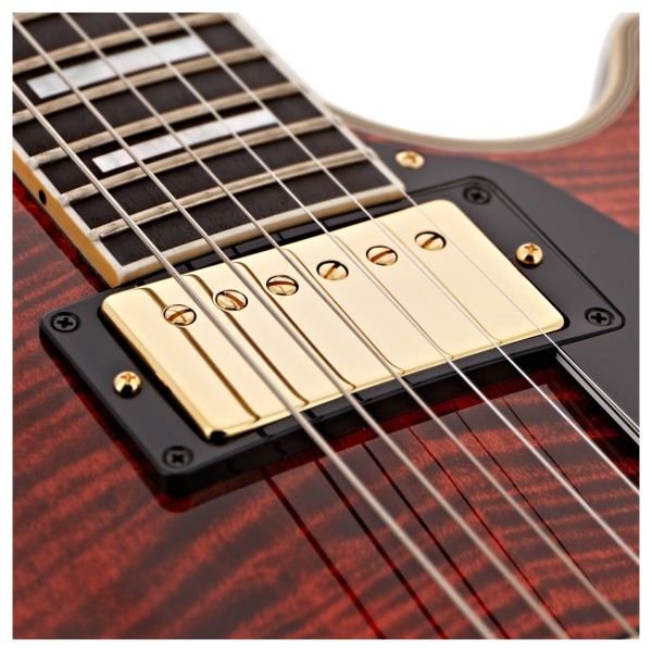 Gibson Custom Made 2 Measure Les Paul Custom Figured, Siberian Tiger - Ex Demo - neck pickup