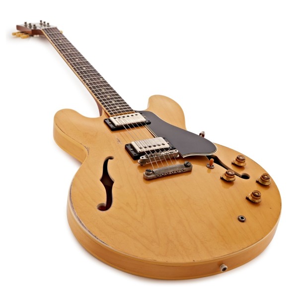 Gibson Custom Murphy Lab 1959 ES-335, Ultra Heavy Aged, Vintage Natural #A950035 - angled shot