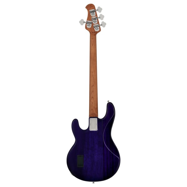 Sterling StingRay RAY34 Flame Maple, Purple Sunset - back