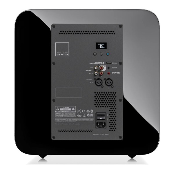 SVS SB3000 R|Evolution Subwoofer Speaker, Gloss Black - rear 