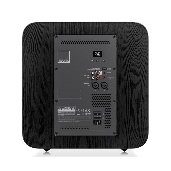 SVS SB3000 R|Evolution Subwoofer Speaker, Black Ash rear 
