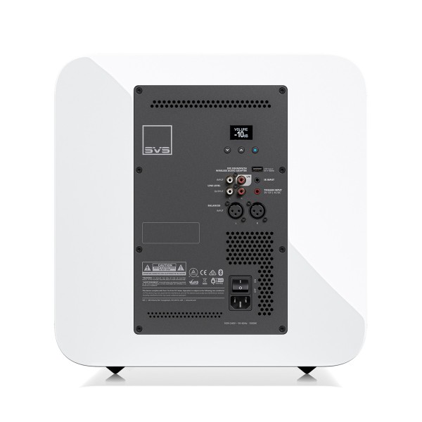 SVS SB3000 R|Evolution Subwoofer Speaker, Gloss White rear 