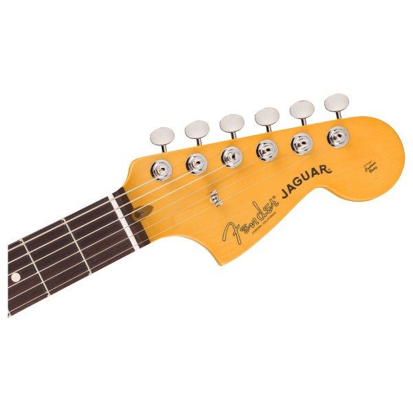 Fender American Professional Classic Jaguar RW, Faded Sherwood Green Metallic - headstock