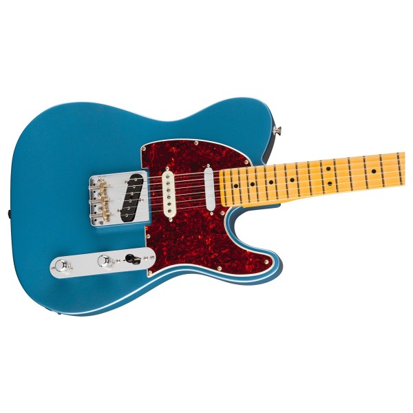 Fender American Professional Classic Telecaster SSS MN, Faded Lake Placid Blue - body