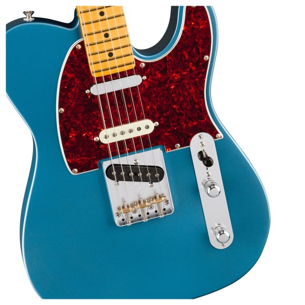 Fender American Professional Classic Telecaster SSS MN, Faded Lake Placid Blue - hardware
